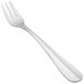 A silver Walco Lancer cocktail fork with a white background.