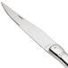 A Walco stainless steel steak knife with a customizable stainless steel handle and blade.