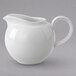 Villeroy & Boch 16-2040-0751 Universal 17 oz. White Premium Porcelain Globe Creamer - 6/Case