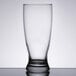 An Anchor Hocking Solace cooler glass on a table.
