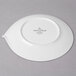 A white Villeroy & Boch porcelain flat plate.