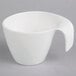 A Villeroy & Boch white porcelain cup with a handle.