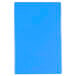 A blue rectangular object with white panels on a white background.