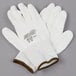 A pair of Cordova Mirage white gloves with white polyurethane palm coating.