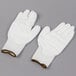 A pair of extra large Cordova Mirage white gloves with white polyurethane palm coating.