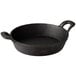 A Valor pre-seasoned cast iron casserole dish with handles.