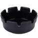 A 12 pack of black plastic ashtrays with a lid on top.