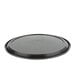 A black round WNA Comet catering tray.