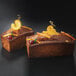 Two Matfer Bourgeat bread loaves with orange slices on top.