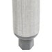 The Advance Tabco stainless steel commercial sink with a metal cylinder.