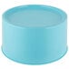 A blue plastic base for a beverage dispenser.
