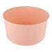 A round, rose-colored plastic base designed for 3 and 6 gallon beverage dispensers.