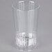 A clear Cambro polycarbonate tumbler.