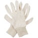 A pair of Cordova white cotton gloves.