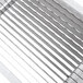 A close-up of a metal scalloped blade assembly for a Nemco Scalloped Easy Chicken Slicer.