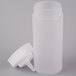 Choice 16 oz. Clear Wide Mouth Squeeze Bottle - 6/Pack Thumbnail 2