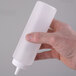 Choice 8 oz. Clear Squeeze Bottle - 6/Pack