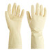 A pair of Cordova Natural Latex rubber gloves.