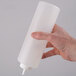 Choice 24 Oz. Clear Squeeze Bottle - 6 Pack