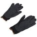 A pair of black Cordova Cor-Touch Foam Plus gloves with black foam nitrile and polyurethane palms.