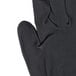 A close-up of a black Cordova Cor-Touch foam plus glove with a black foam nitrile palm coating.