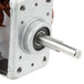The motor for an AvaMix commercial immersion blender with a metal shaft and metal gear.