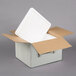 A white Nordic insulated shipping box with a lid open on top.