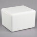 A white foam box with a lid on top.
