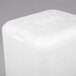 A white Nordic foam container with a lid.
