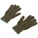 A pair of Cordova green work gloves with green trim.