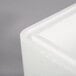 A close-up of a white Nordic insulated foam box.