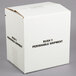 A white Nordic insulated shipping box with black text.