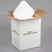 A Nordic white styrofoam cooler in a white box with a lid open.