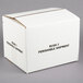 A white Nordic insulated shipping box with black text.