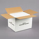 A white Nordic insulated shipping box with black text.