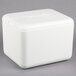 A white polystyrene box with a lid.