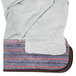 A pair of Cordova canvas work gloves with striped cuffs.