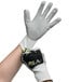 A pair of Cordova OGRE-CR gloves with grey palm coating and TPR reinforcements on a white background.