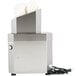 A silver Campus Products GP8 Stemshine glass polisher machine with a white object on top.