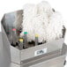 A Campus Products GP8 Stemshine electric glass polisher with a white mop inside.