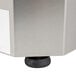 A Campus Products GP8 Stemshine electric glass polisher on a white table in a bar.
