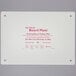 A white San Jamar cutting board mat with red text reading "Board Mate"