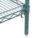 A Metroseal 3 metal shelf on two metal rods.