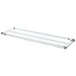 A Metro chrome wire add-on shelf for a Metro Super Erecta unit.