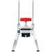 A Vollrath Redco InstaCut 3.5 wedger with a red handle.