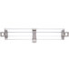 A MetroMax 4 side shelf ledge on a metal rack with a white background.