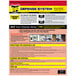 A poster of the SC Johnson Raid Double Control Roach Baits on a kitchen counter.
