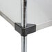 A Metro galvanized steel solid shelf.