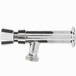 T&S B-0800-F10 Wall Mounted Single Temperature Faucet with Push Button Cap, Metering Cartridge, and 1 GPM Rosespray Aerator