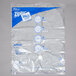 A clear plastic Ziploc Space Bag box with blue and white text.
